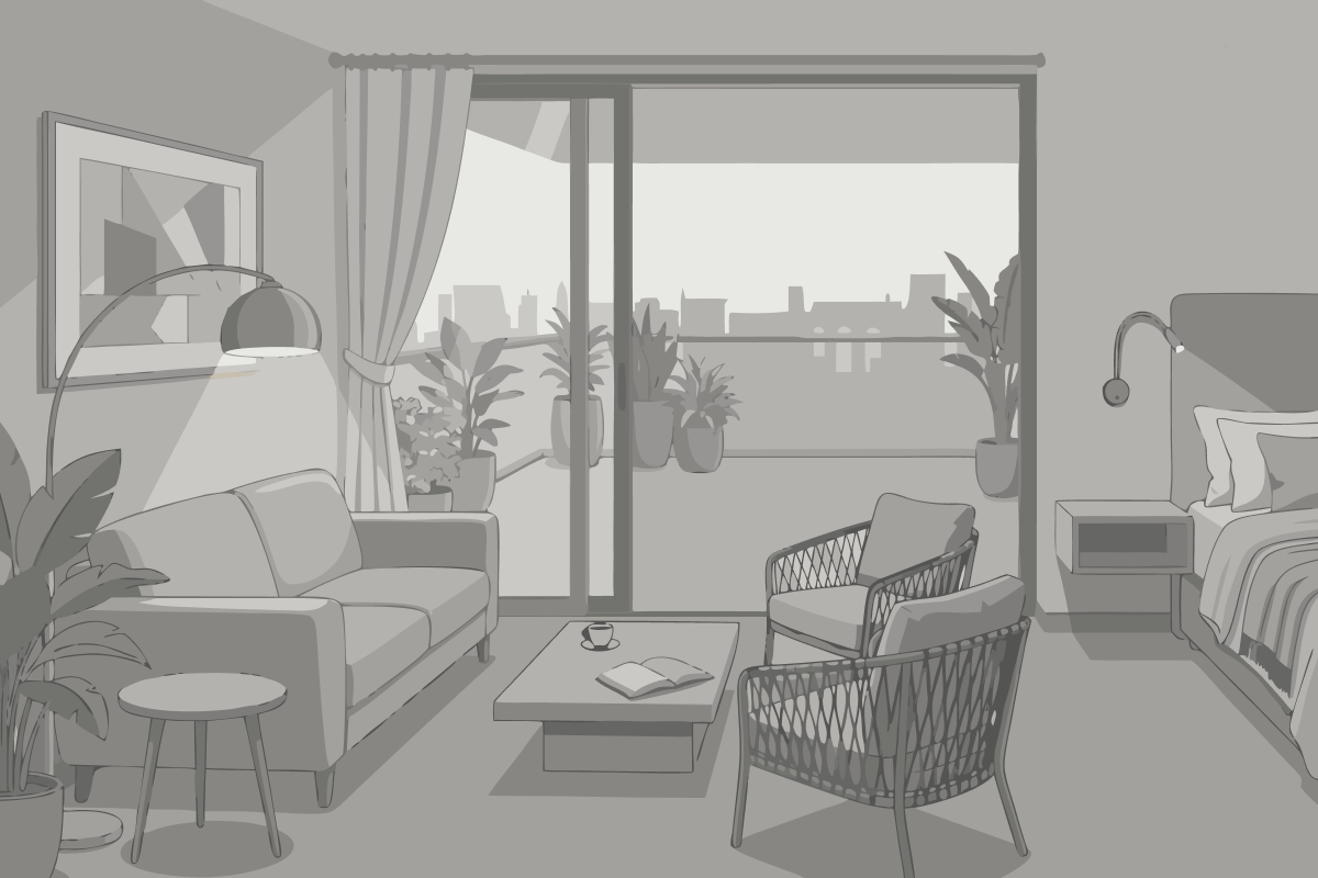 Two Connecting Rooms (3 persons)